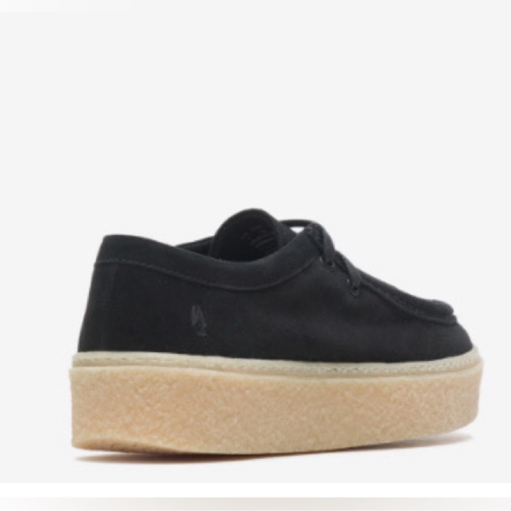 Hush Puppies NWT Bridget Black Suede Sneakers - Picture 2 of 8